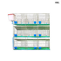 Κουνελοκλάμπ με 9 μεταλλικά κλουβιά για κουνέλια + αξεσουάρ - I981